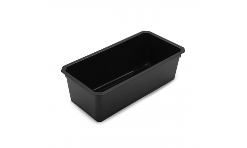 Barqueta lingote 1000ml negra